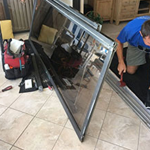 sliding glass door frame repair Lompoc